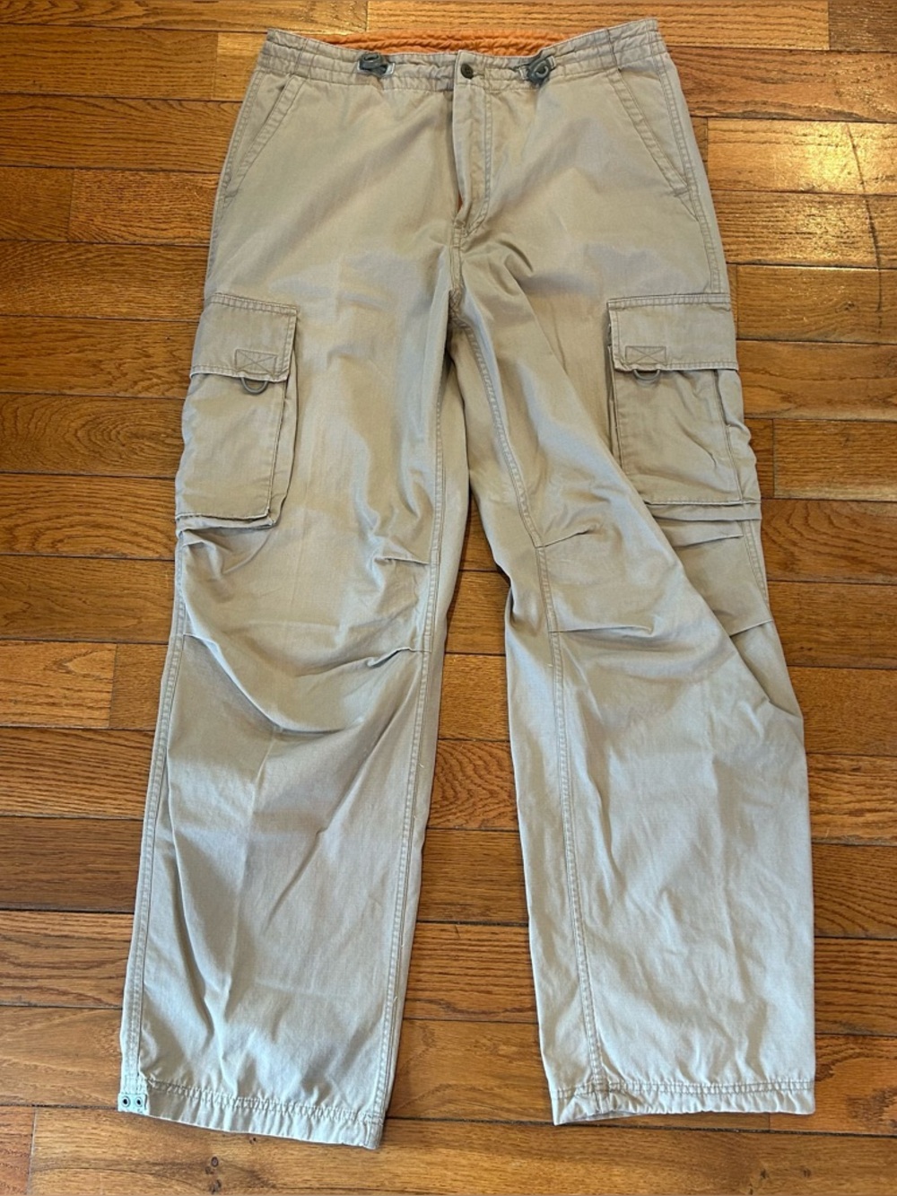 y2k GAP Cargo Pants Khaki Chino Pants Tan 2000s Vintage Men Size Small